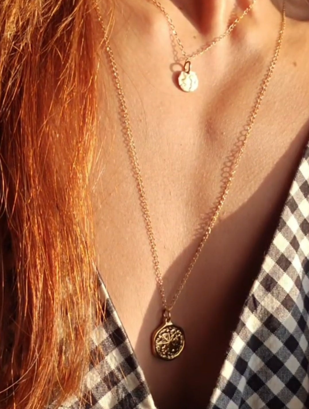 Sautoir double collier Azaléa