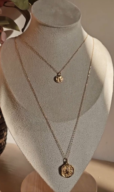 Sautoir double collier Azaléa