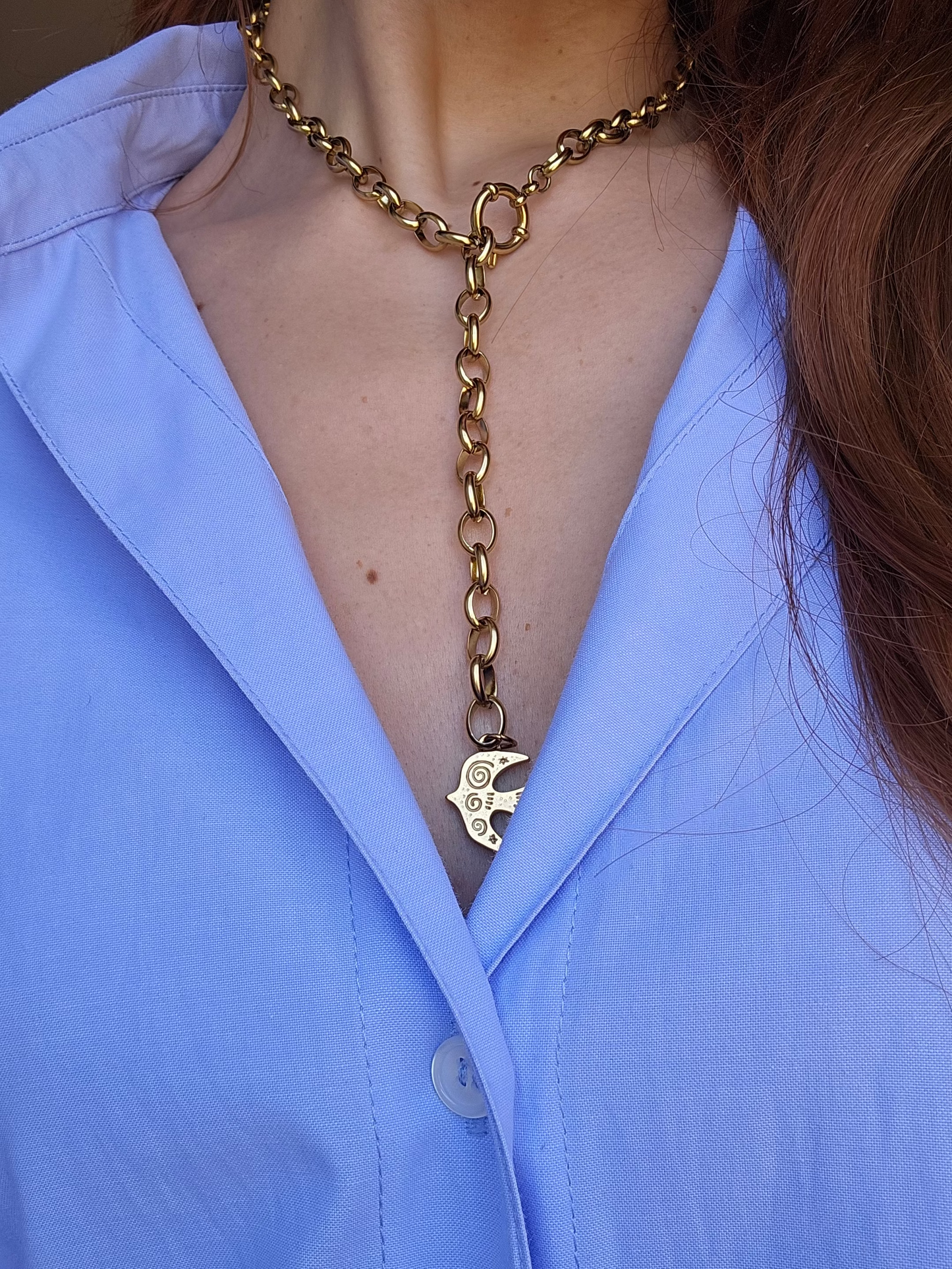 Collier cravate Layina