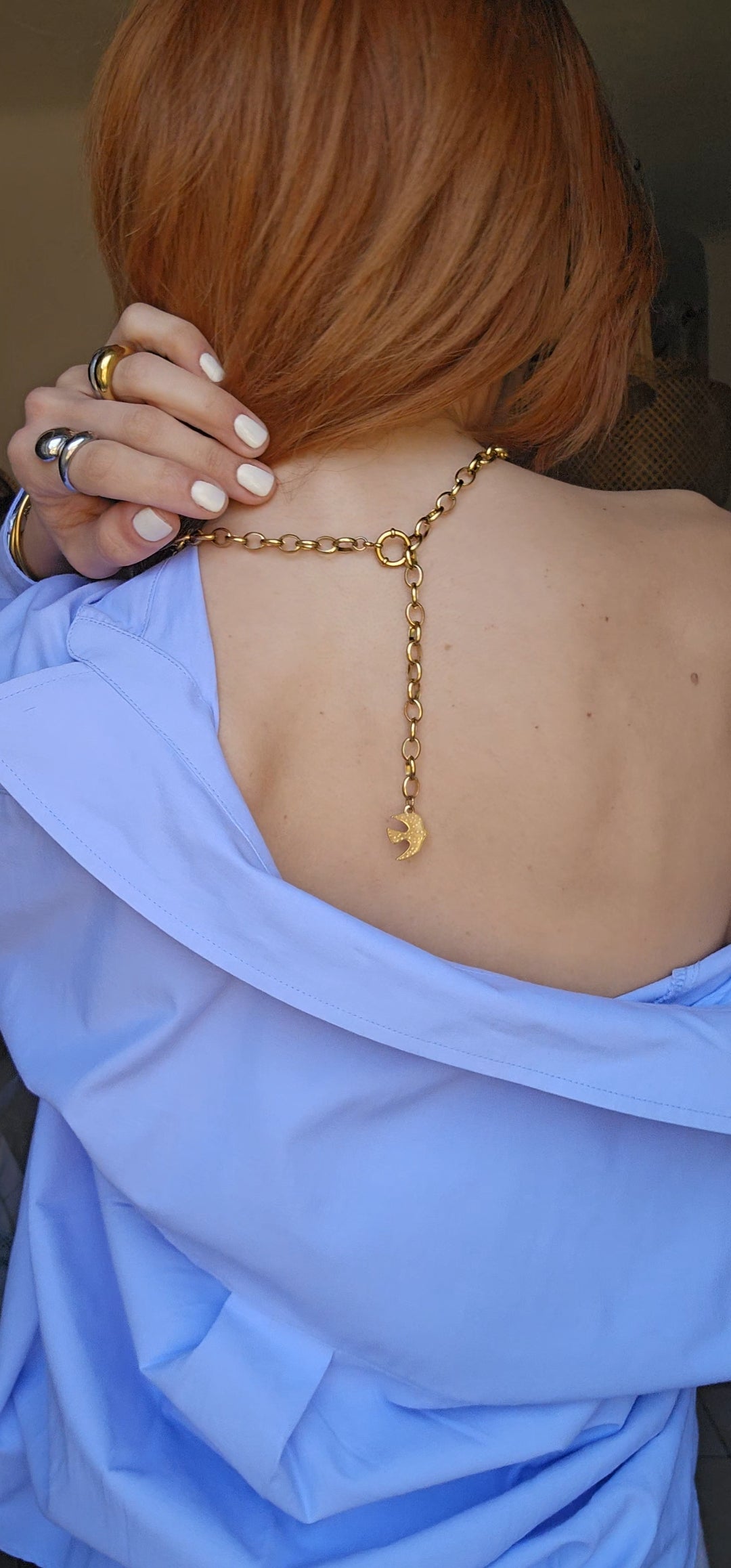 Collier cravate Layina